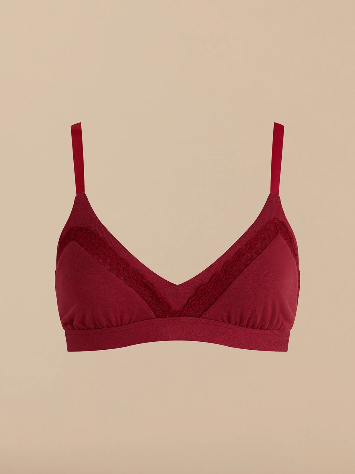 UltraModal™ Lace Triangle Bralette | Cabernet