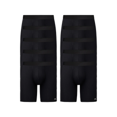 Breathe Long Boxer Brief w/ Fly 10-Pack | Black Pack