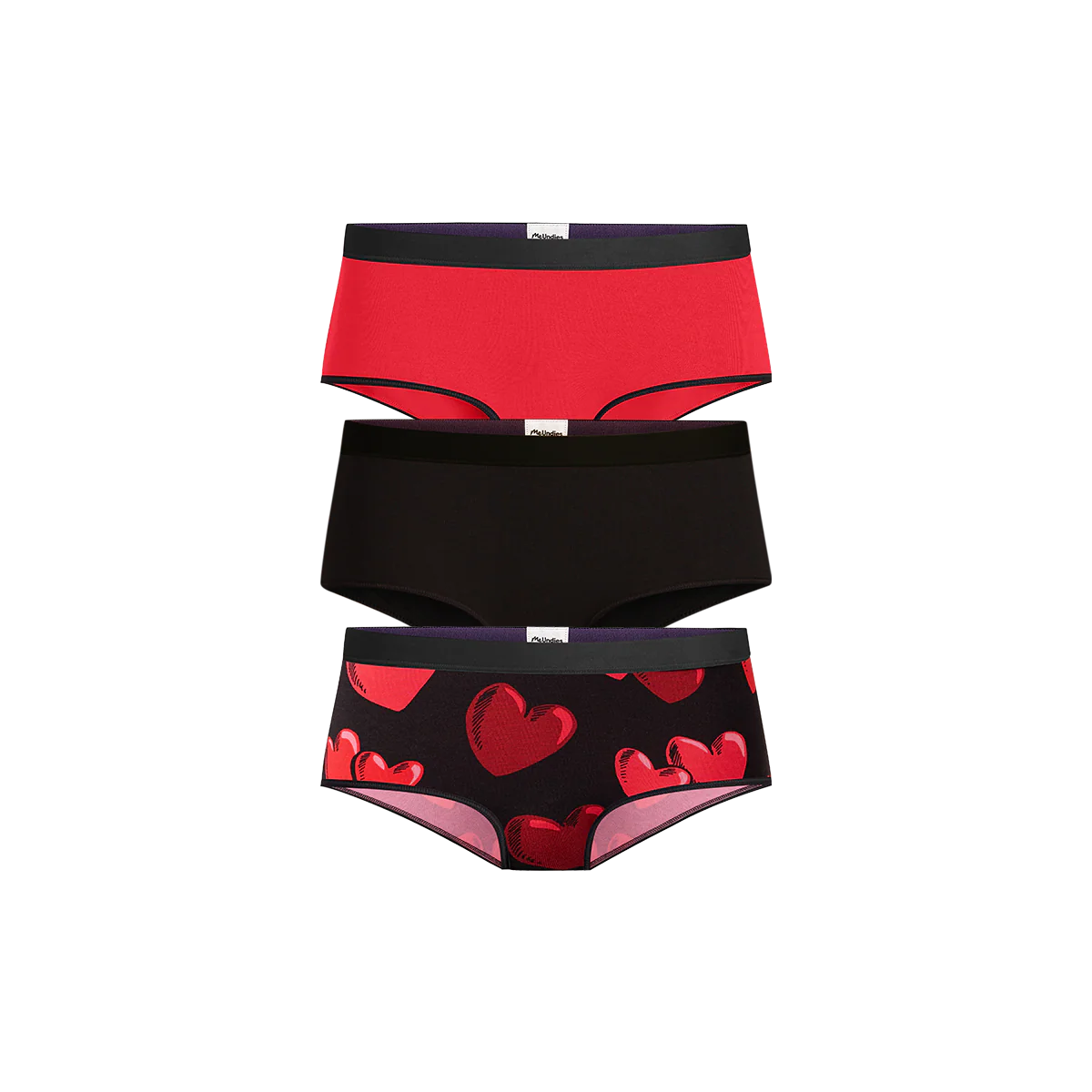 UltraModal™ Core Hipster 3-Pack | Floating Hearts Pack