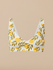 Seamless Plunge Bralette | Summer Oranges