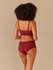 UltraModal™ Lace Longline Bralette | Cabernet