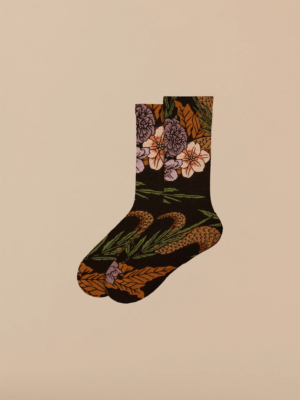 Heritage Crew Sock | Garden Snake