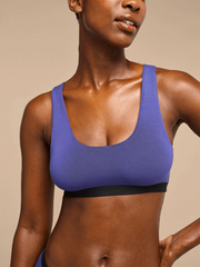 UltraModal™ Core Scoop Bralette | Berry Blue
