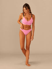 Curvy UltraModal™ FeelFree Ruched Bralette | Pop Pink