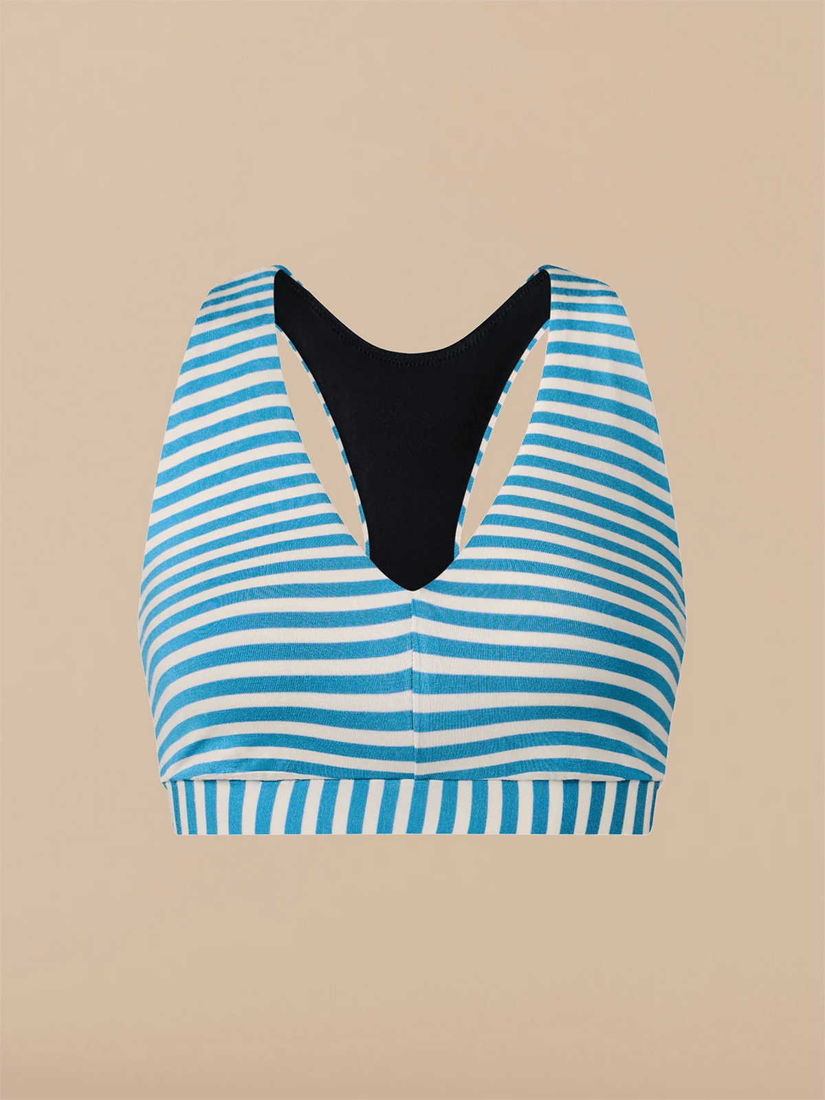 Curvy UltraModal™ FeelFree Racerback Bralette | Amalfi Stripes