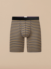 UltraModal™ Core Long Boxer Brief w/ Fly | Fall Stripes