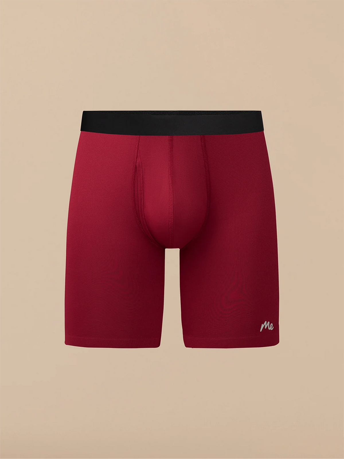 Breathe Long Boxer Brief w/ Fly | Cabernet
