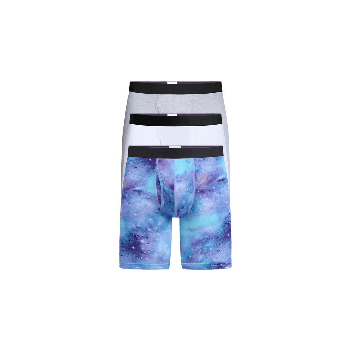 UltraModal™ Core Long Boxer Brief w/ Fly 3-Pack | Galaxy Pack