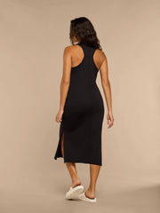 Daily Racerback Tank Dress | Black