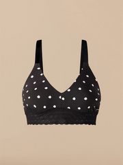 UltraModal™ Lace Longline Bralette | Polka Dots