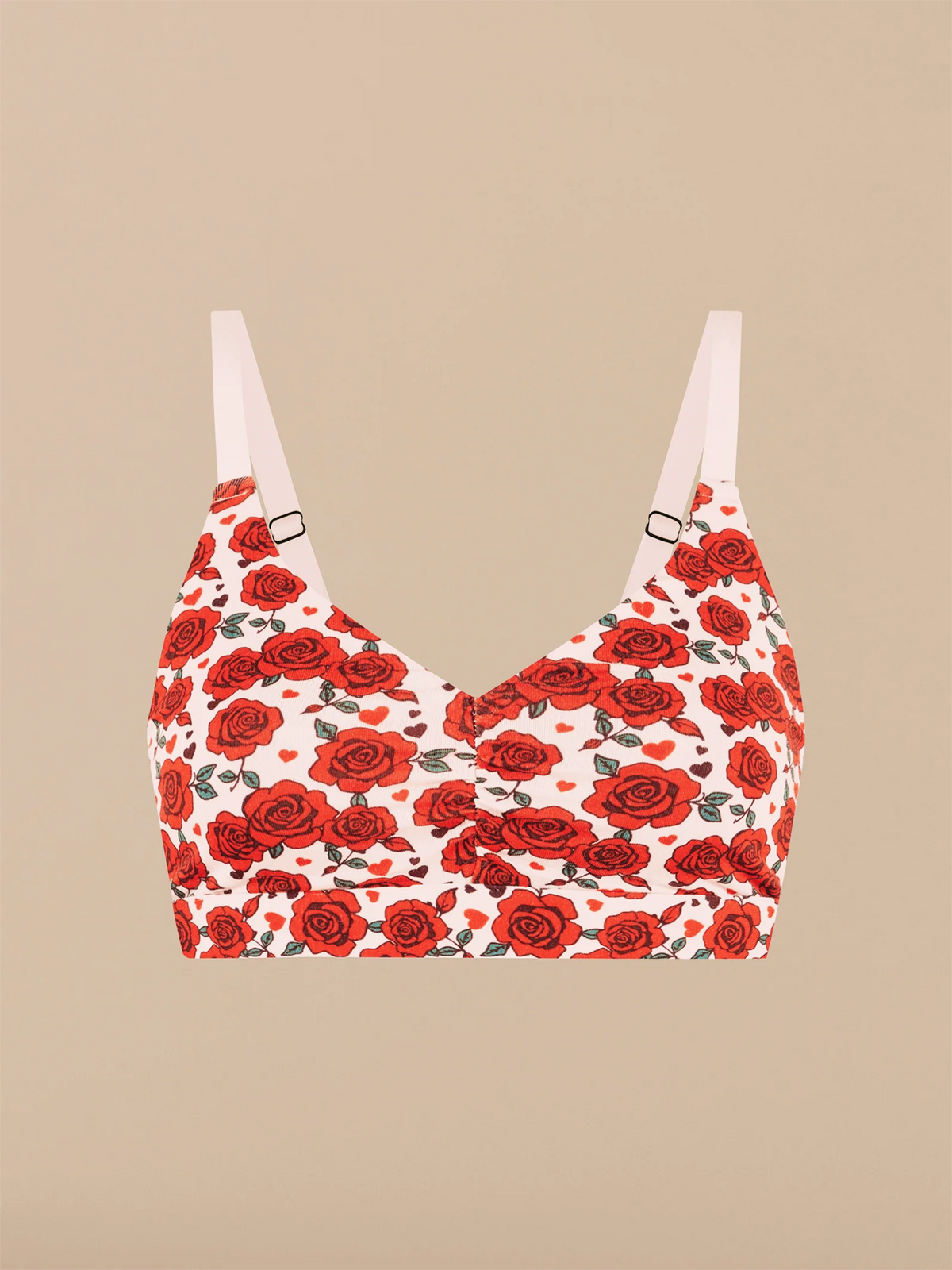 Curvy UltraModal™ FeelFree Ruched Bralette | Rosy Cheeks