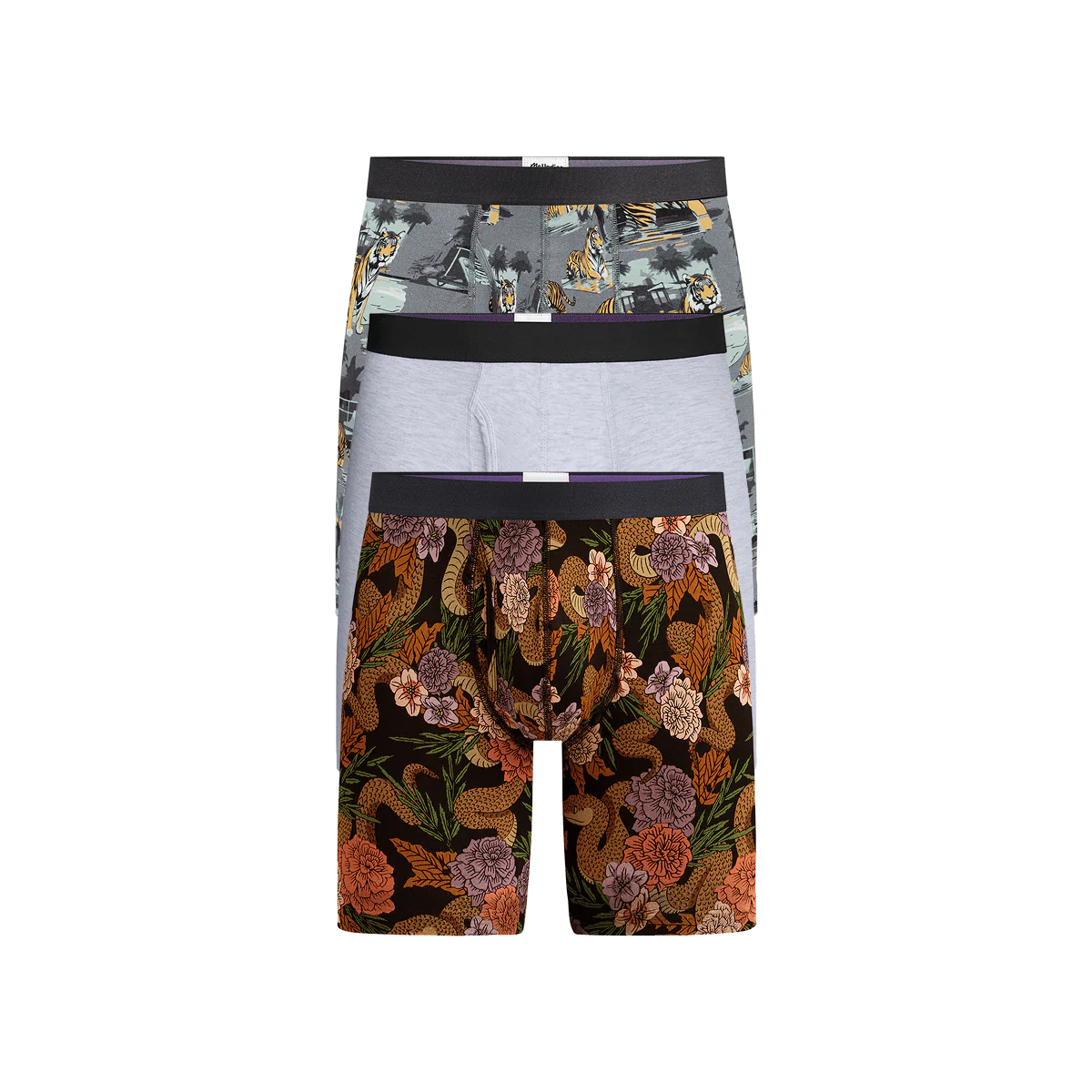 UltraModal™ Core Ball Caddy™ Long Boxer Brief w/ Fly 3-Pack | Untamed Pack