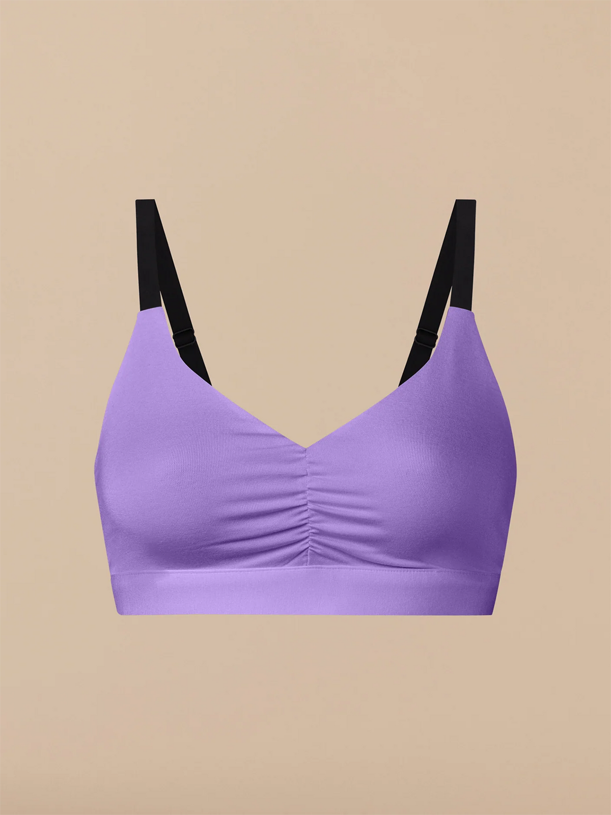 Curvy UltraModal™ FeelFree Ruched Bralette | Purple