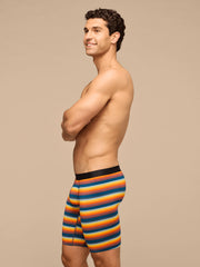 UltraModal™ Core Long Boxer Brief w/ Fly | Sunrise Stripes