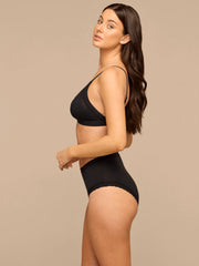 UltraModal™ Lace High-Waisted Cheeky Bikini | Black