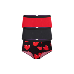 UltraModal™ Core Cheeky Brief 3-Pack | Floating Hearts Pack