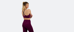 MoveMe Longline Sports Bra | Sangria