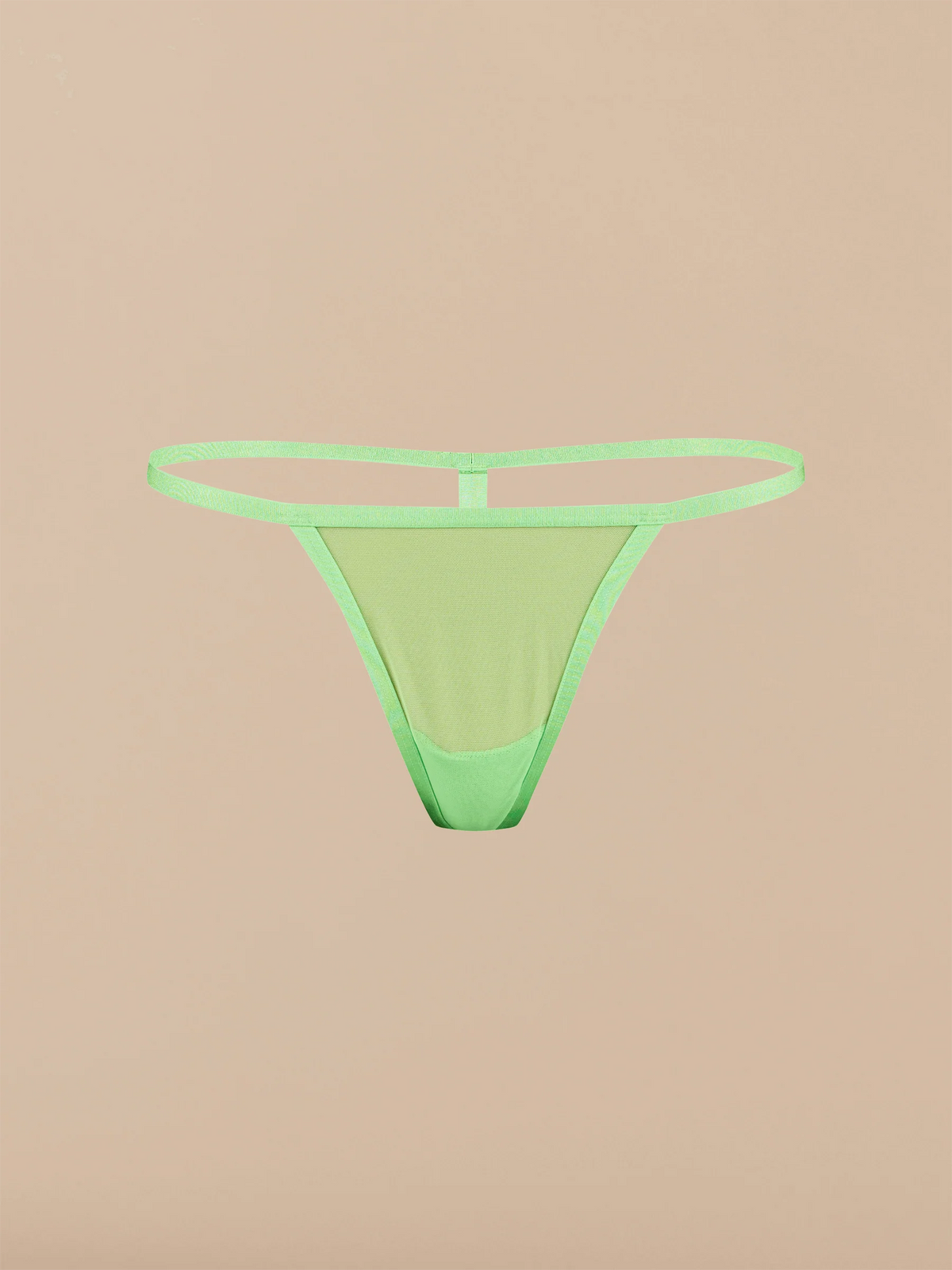 Women's Mesh String Thong | Summer Green