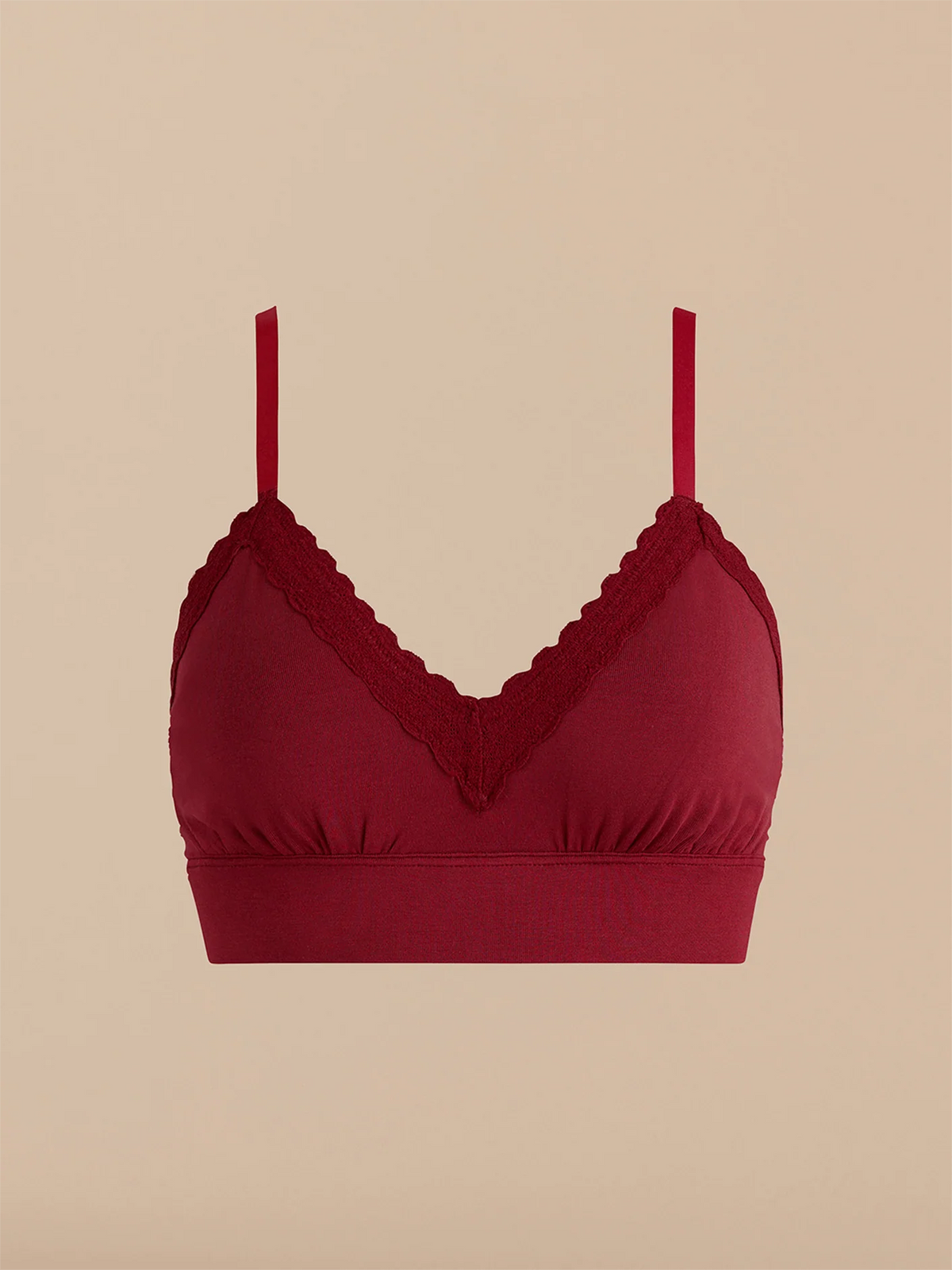 UltraModal™ Lace Plunge Bralette | Cabernet