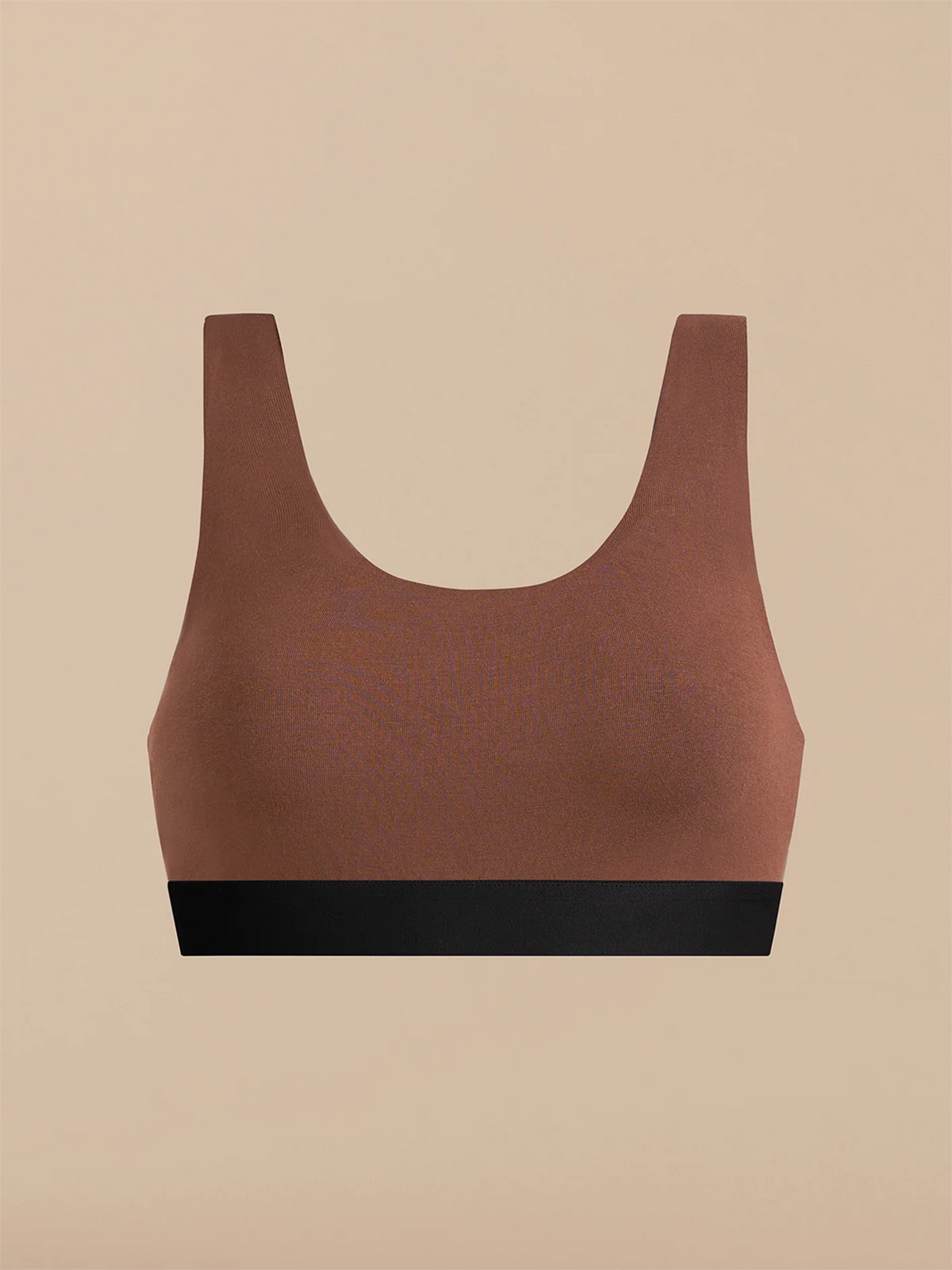 Curvy UltraModal™ Core Scoop Bralette | Walnut Shell