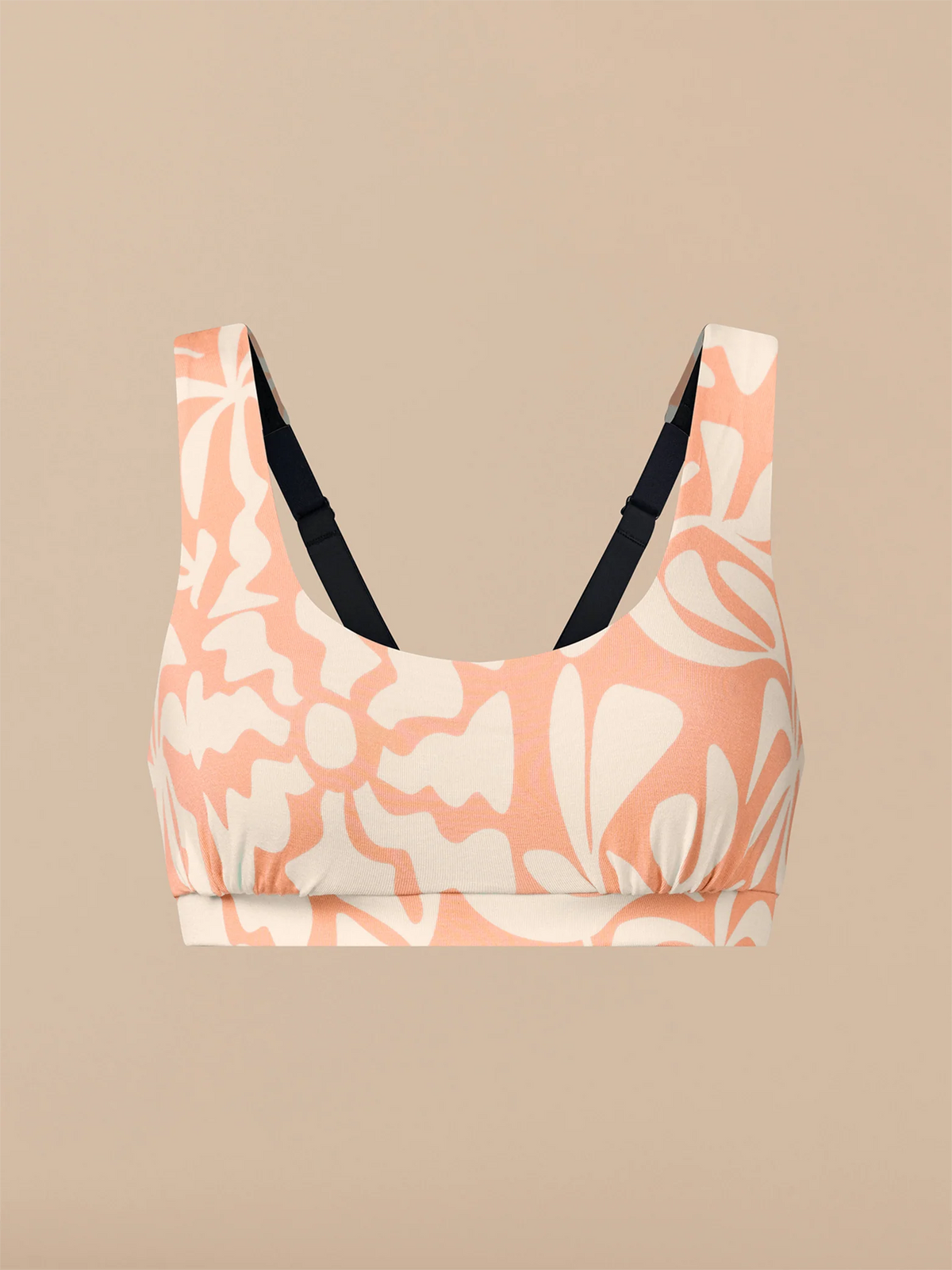 UltraModal™ FeelFree Square Neck Bralette | Coral Heatwave