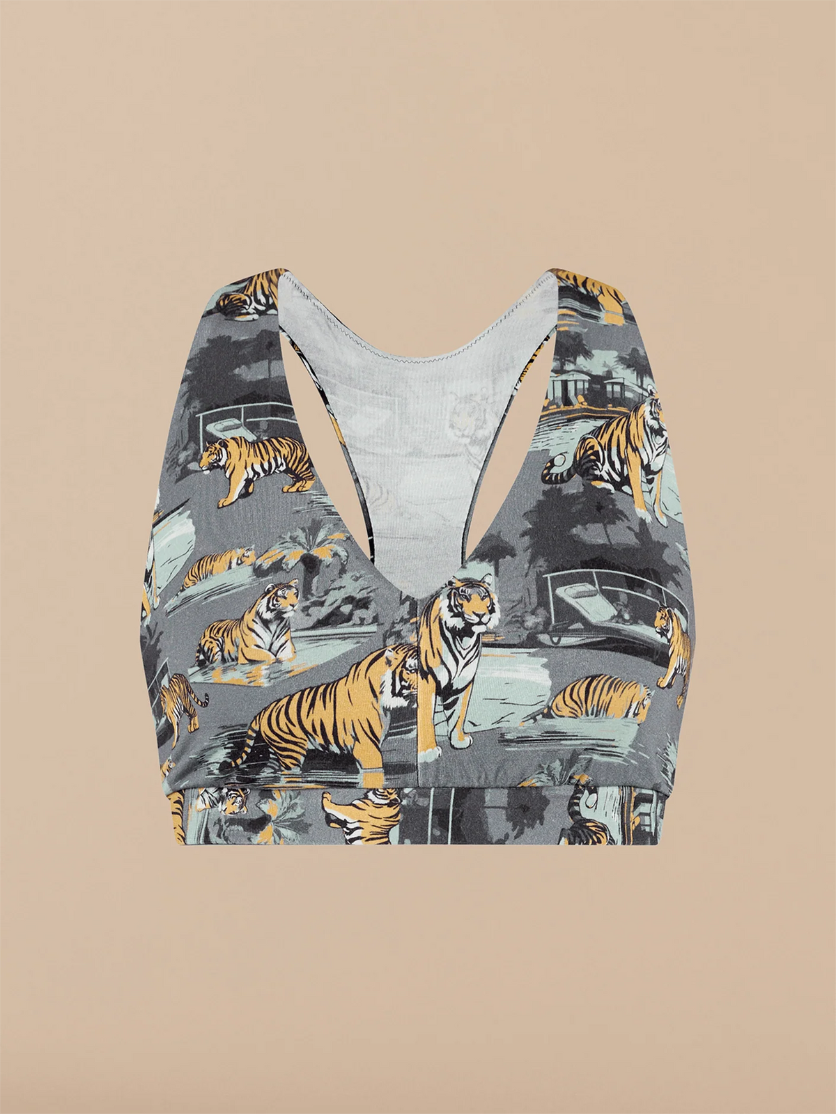 UltraModal™ FeelFree Curvy Racerback Bralette | Poolside Tiger