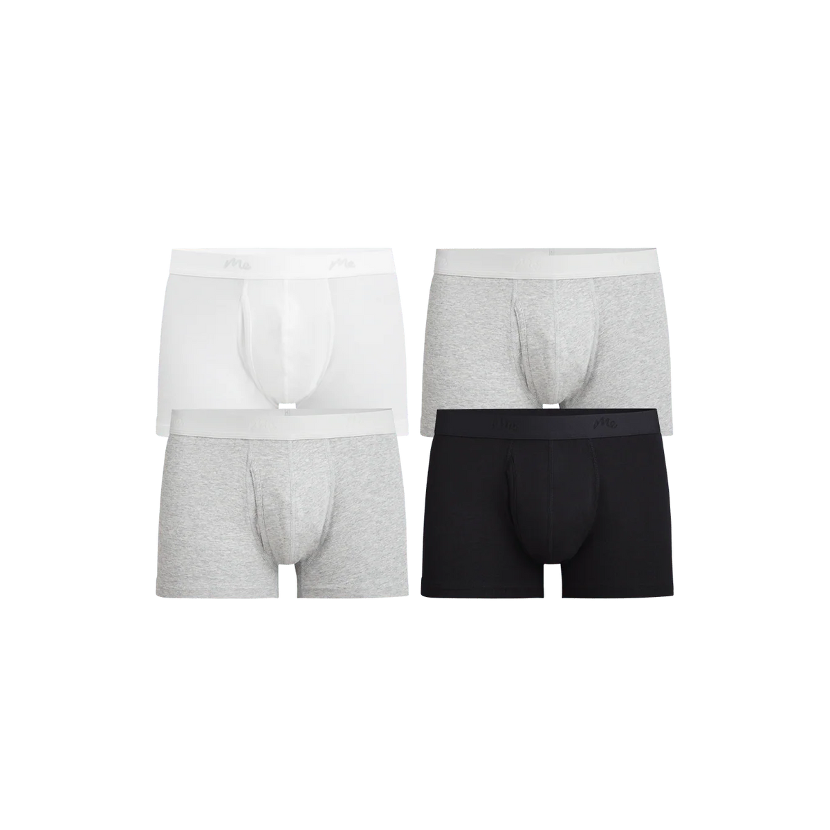 Stretch Cotton Trunk w/ Fly 4-Pack | Cotton Classic Pack