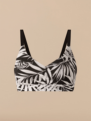 Curvy UltraModal™ FeelFree Ruched Bralette | Cool Tropics