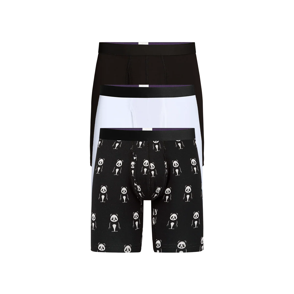 UltraModal™ Core Long Boxer Brief w/ Fly 3-Pack | Undercover Panda Pack