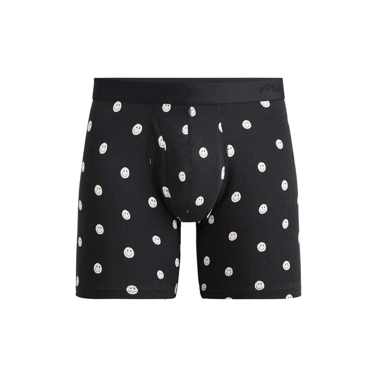 Stretch Cotton Boxer Brief w/ Fly | Smiley