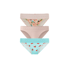 UltraModal™ Lace Bikini 3-Pack | Cherry Blossom Pack