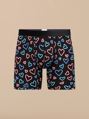 UltraModal™ Core Boxer Brief w/ Fly | Electric Hearts 2.0