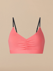 UltraModal™ FeelFree Ruched Bralette | Fiery Coral