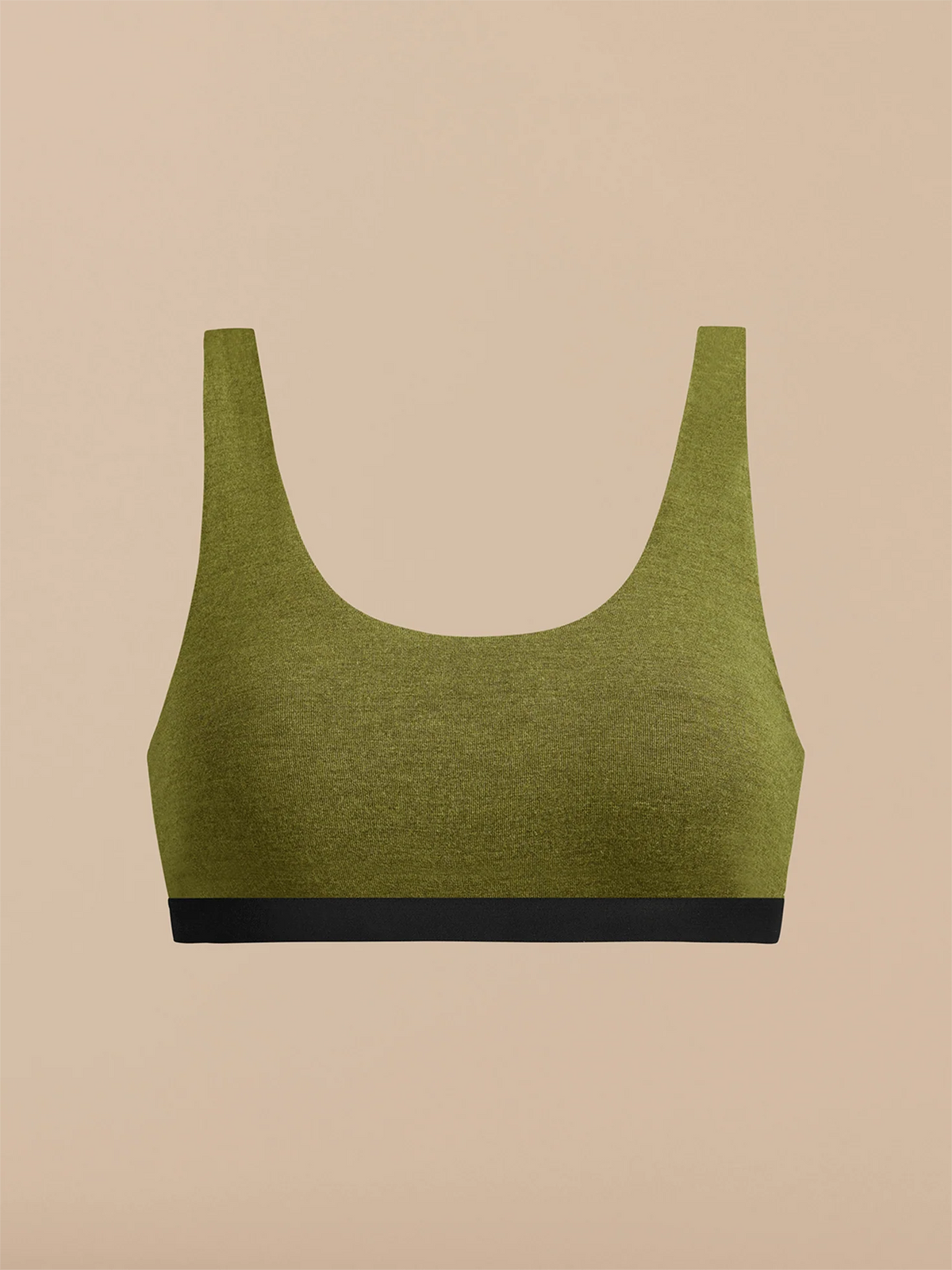 UltraModal™ Core Scoop Bralette | Heather Olive