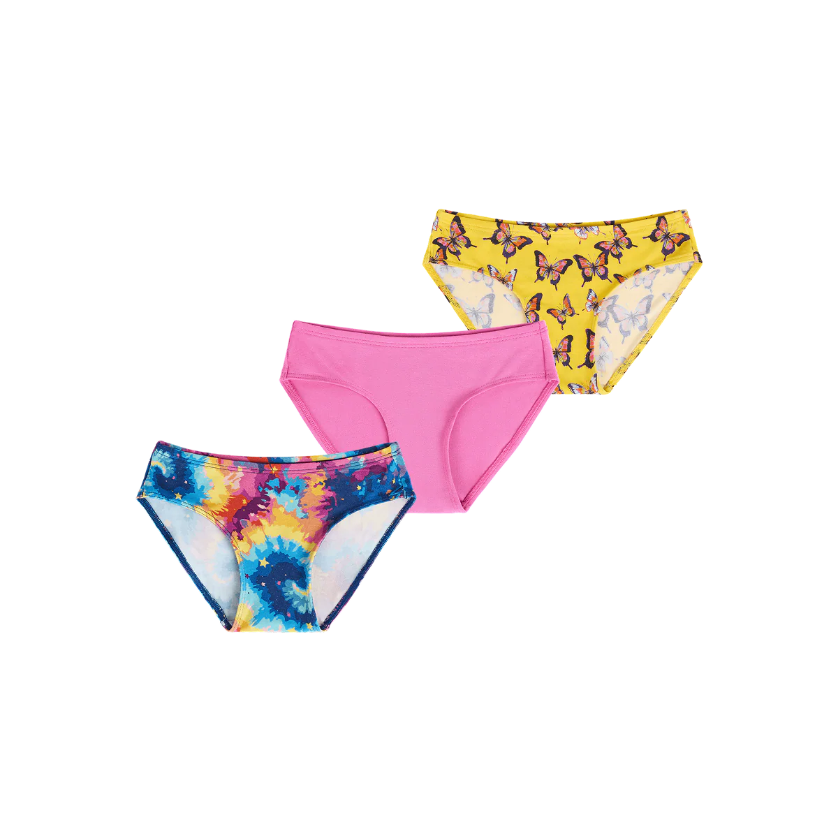 UltraModal™ Kids Core Girls Bikini Brief 3-Pack | Cosmic Flutter