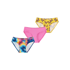 UltraModal™ Kids Core Girls Bikini Brief 3-Pack | Cosmic Flutter