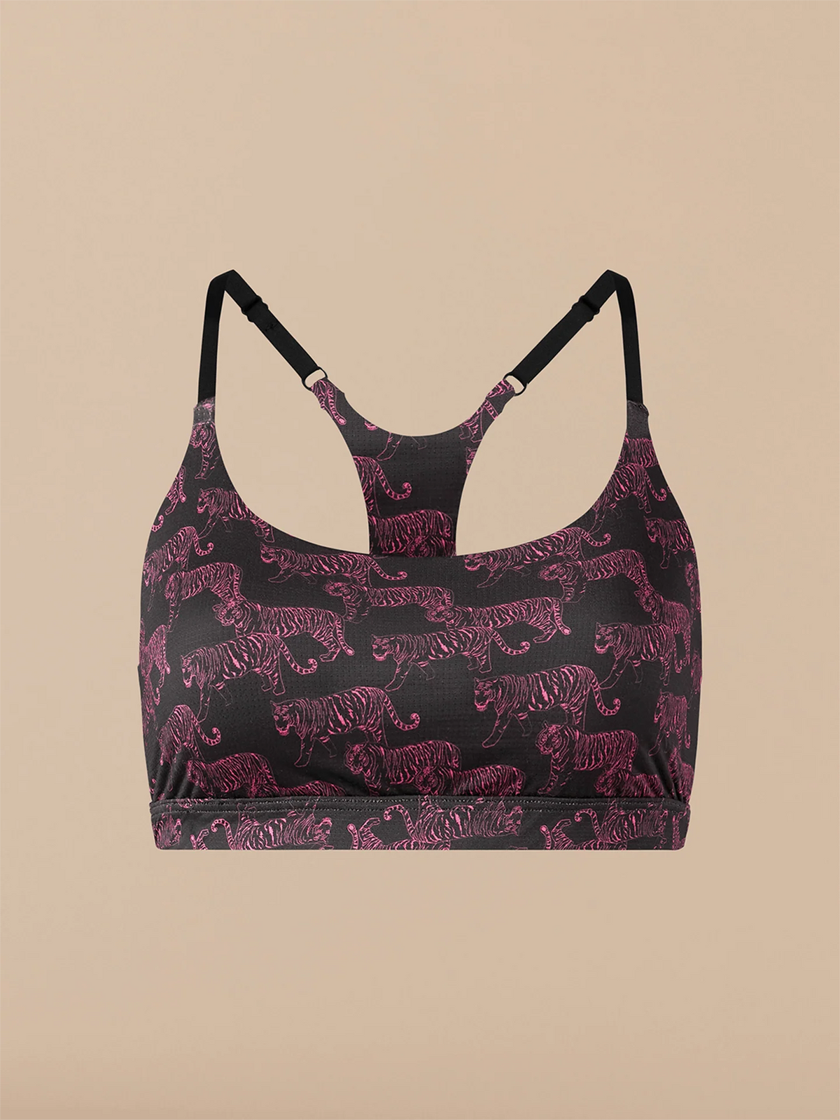 Breathe Racerback Bralette | Neon Tigers
