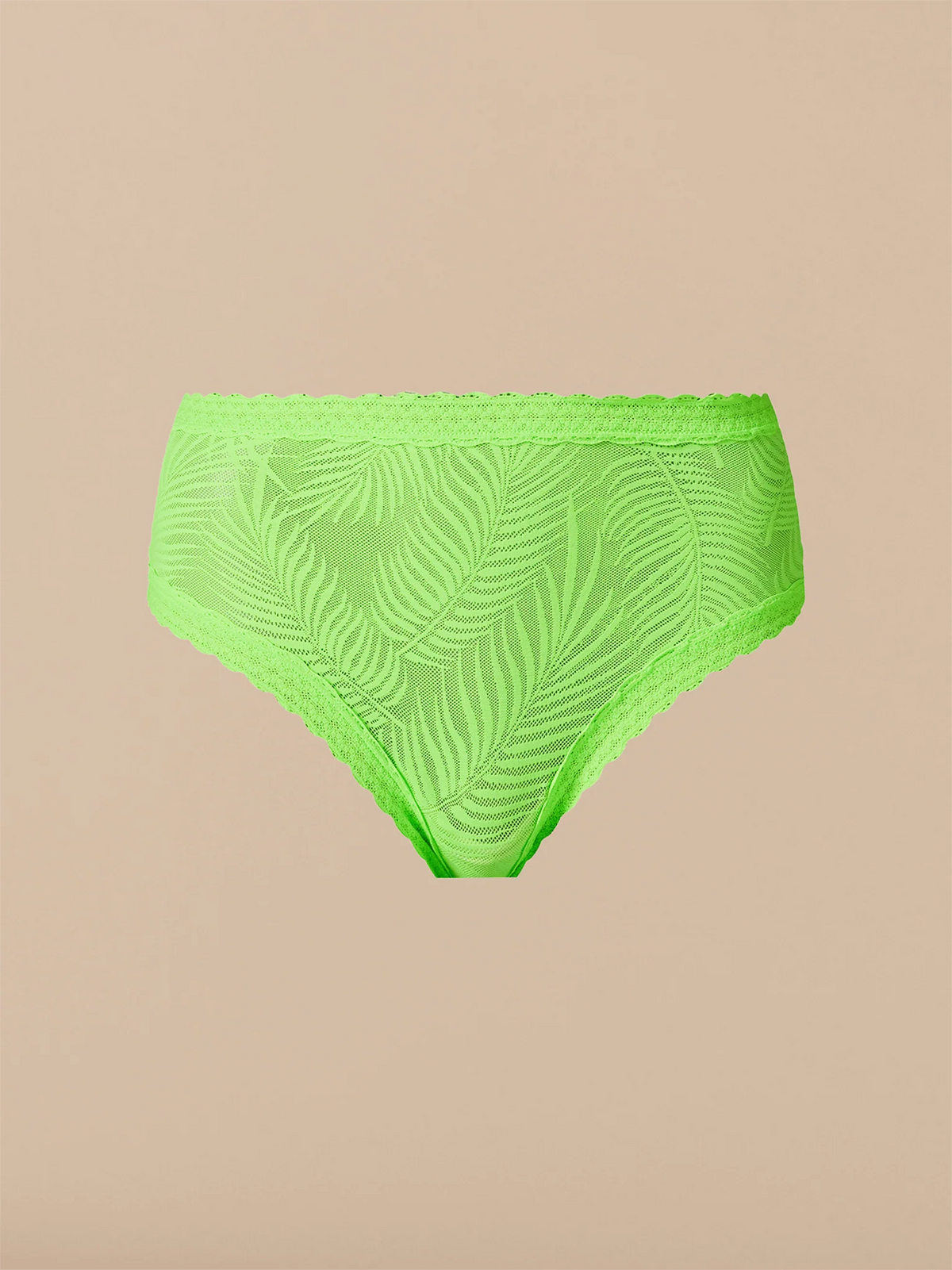 All Over Lace High-Waist Brief | Limeade