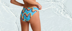 Mid-Rise Bikini Swim Bottom  | Rave Waves