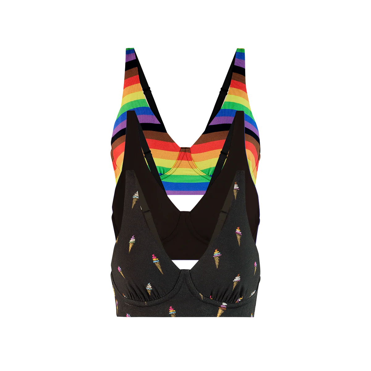 UltraModal™ FeelFree Longline Bralette 3-Pack | Pride Pack