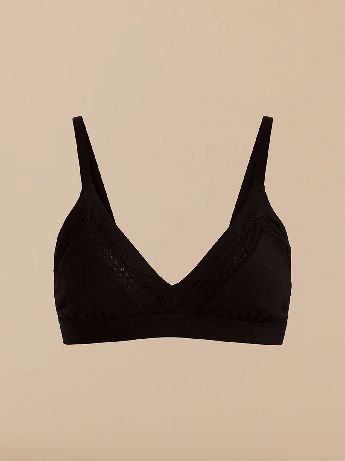 UltraModal™ Lace Triangle Bralette | Black