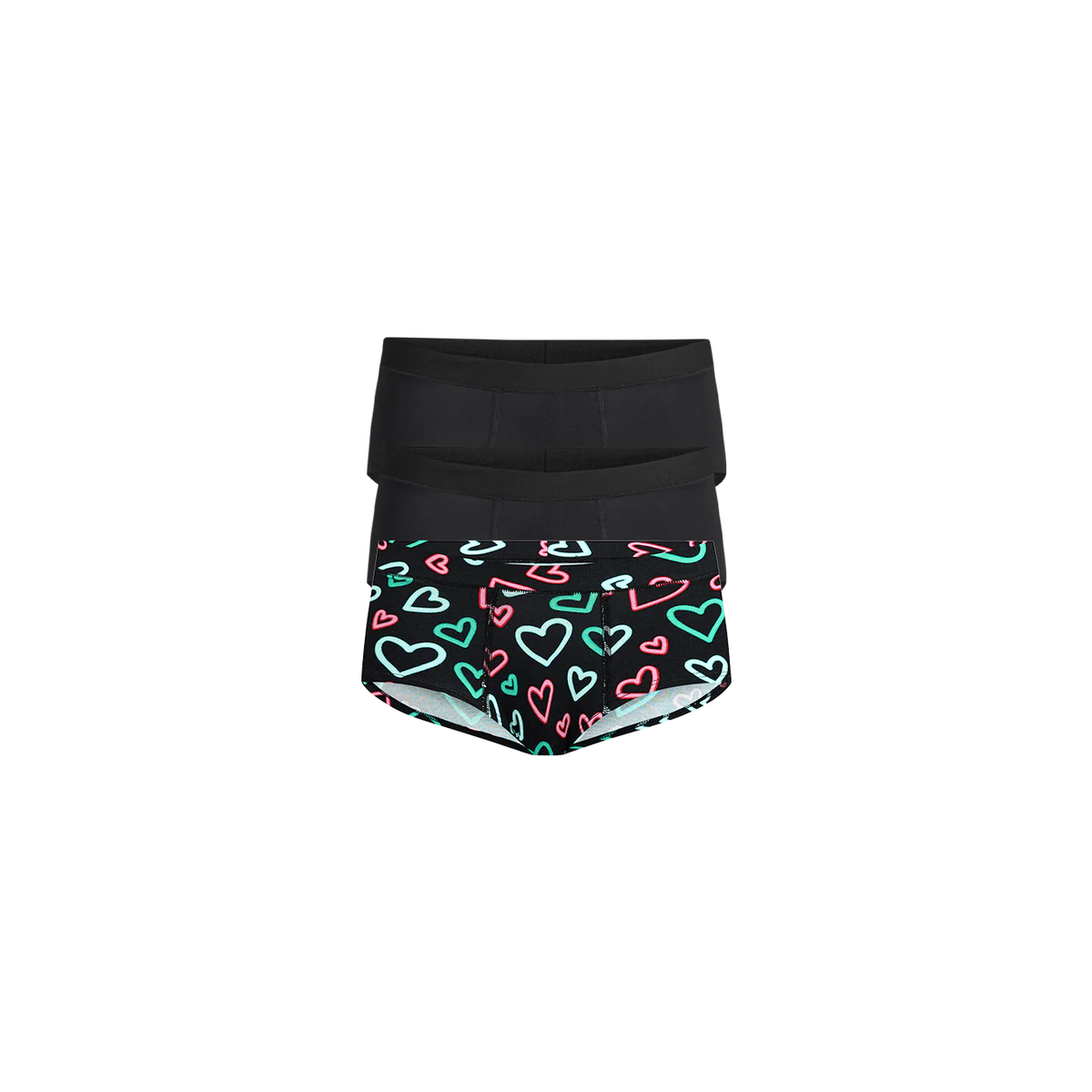 UltraModal™ FeelFree Cheeky Brief 3-Pack | Electric Hearts Pack