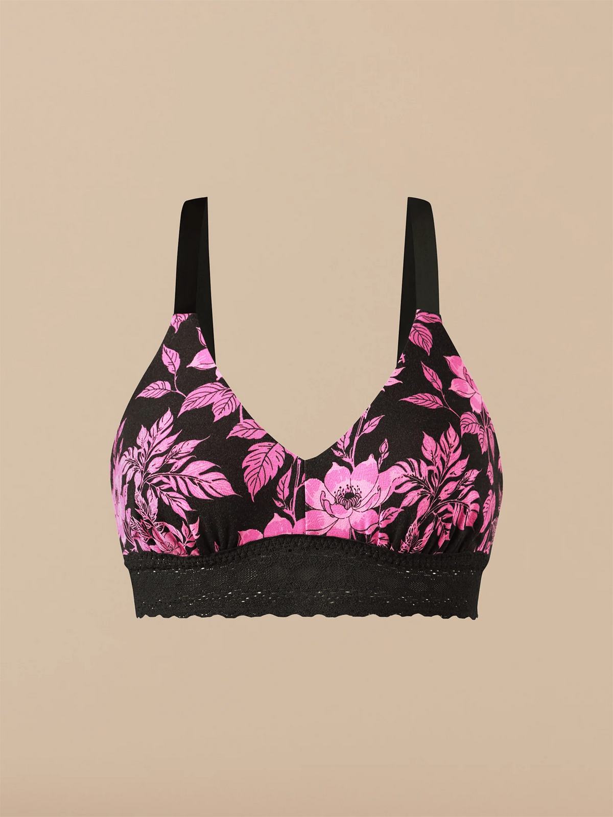 UltraModal™ Lace Longline Bralette | Pink Bloom