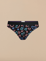UltraModal™ Core Pouch Front Thong | Electric Hearts 2.0