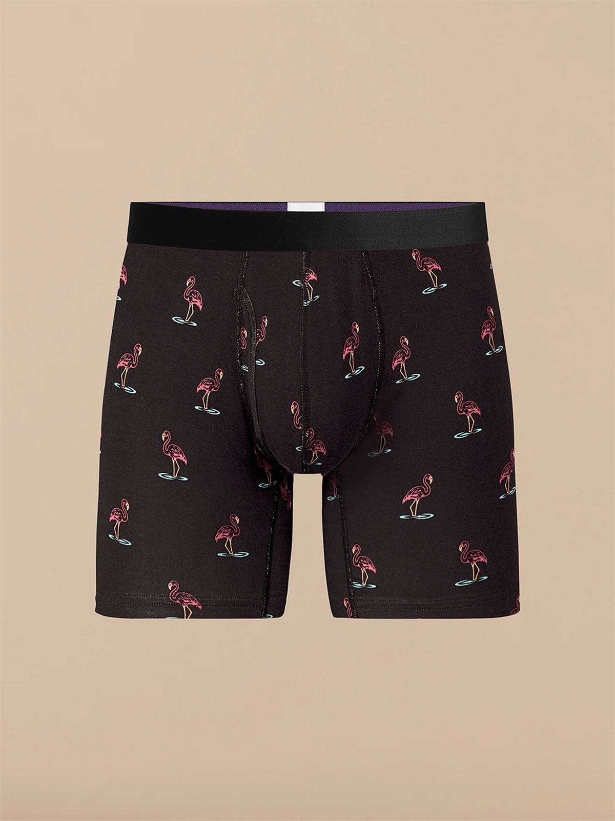 UltraModal™ Core Boxer Brief w/ Fly | Night Flamingos