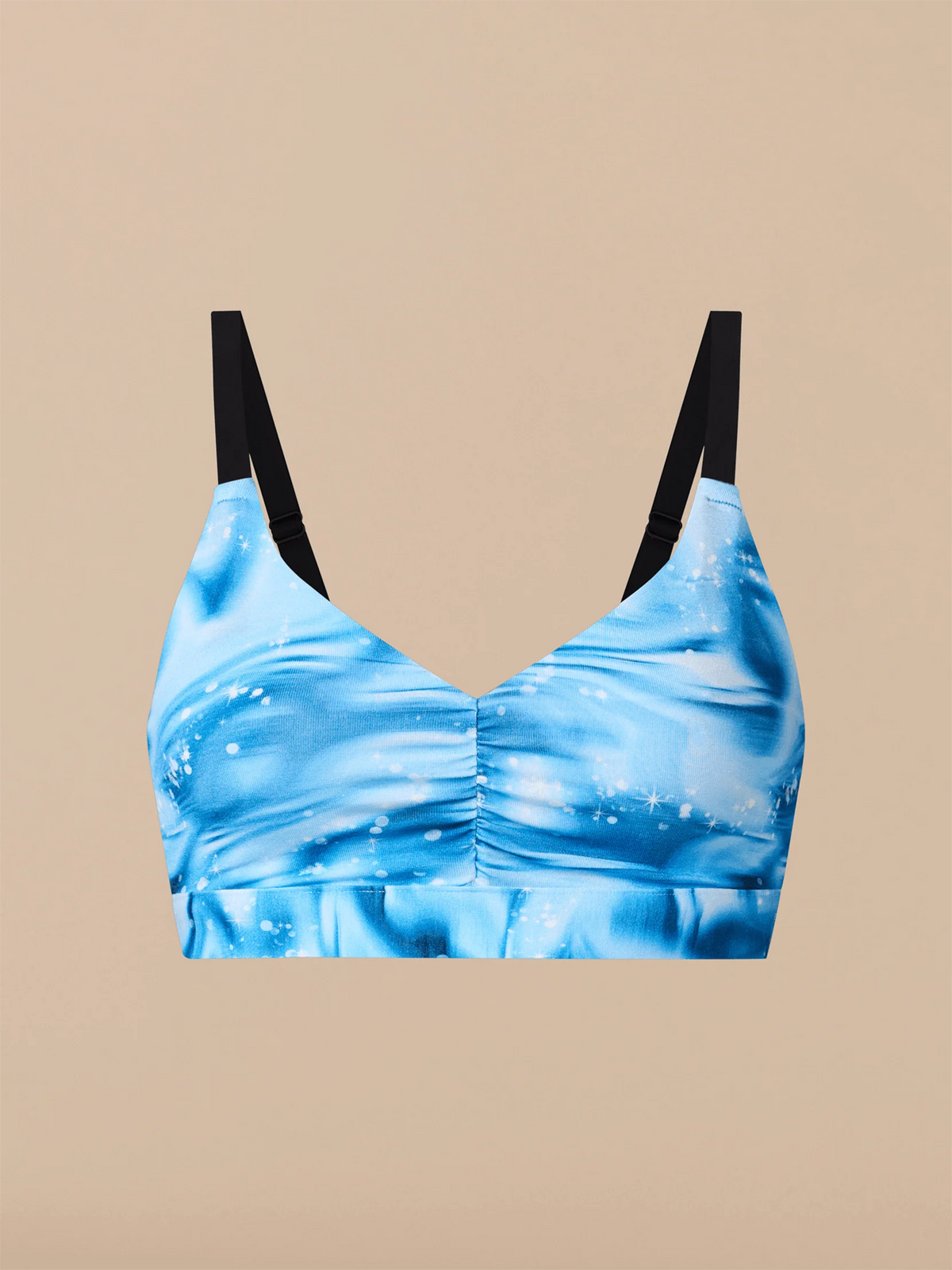 Curvy UltraModal™ FeelFree Ruched Bralette | Sparkling Water