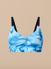 Curvy UltraModal™ FeelFree Ruched Bralette | Sparkling Water