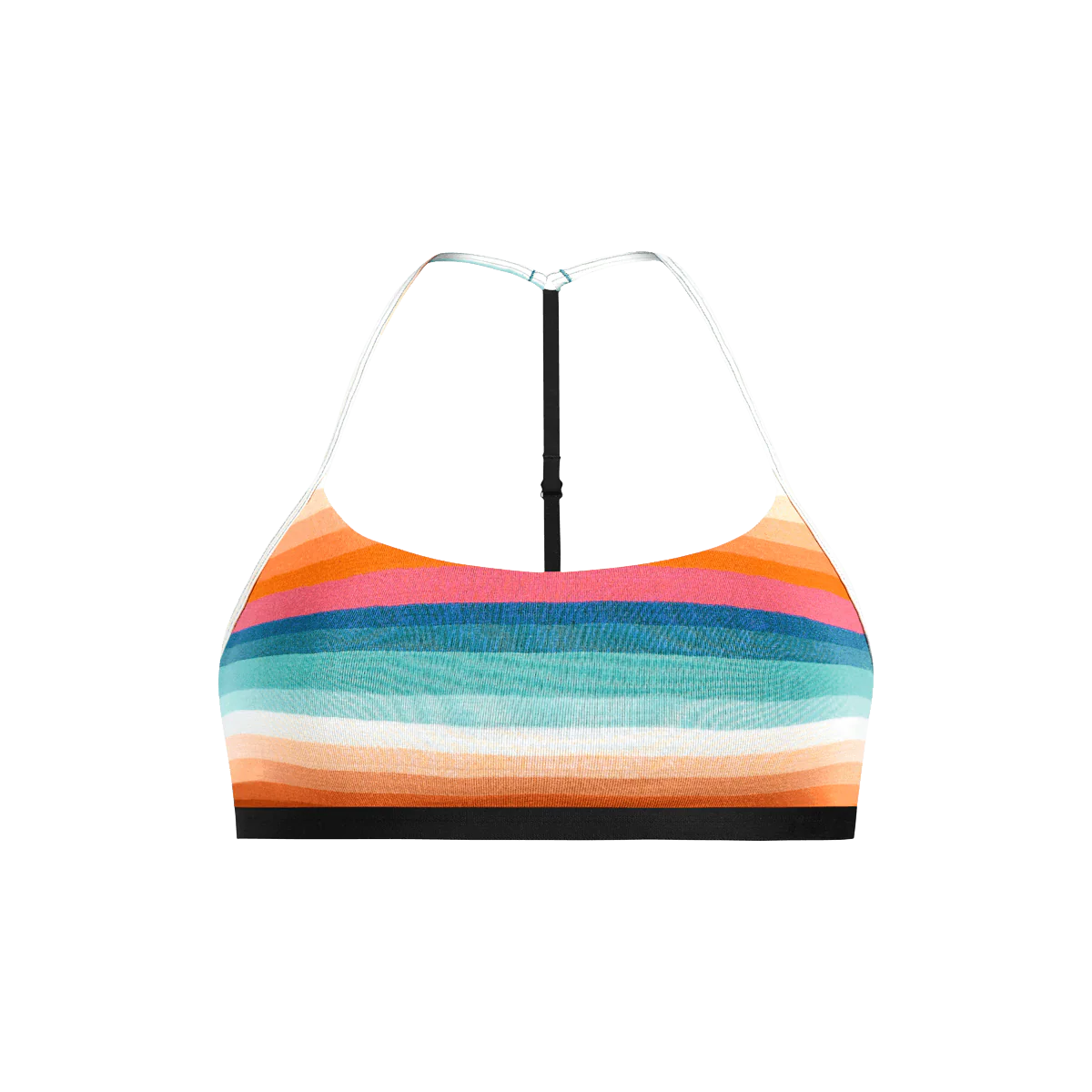 UltraModal™ Core T-Back Bralette | Pool Stripes