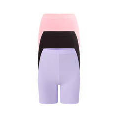 Seamless Long Boyshort 3-Pack | Lavender Rose Pack