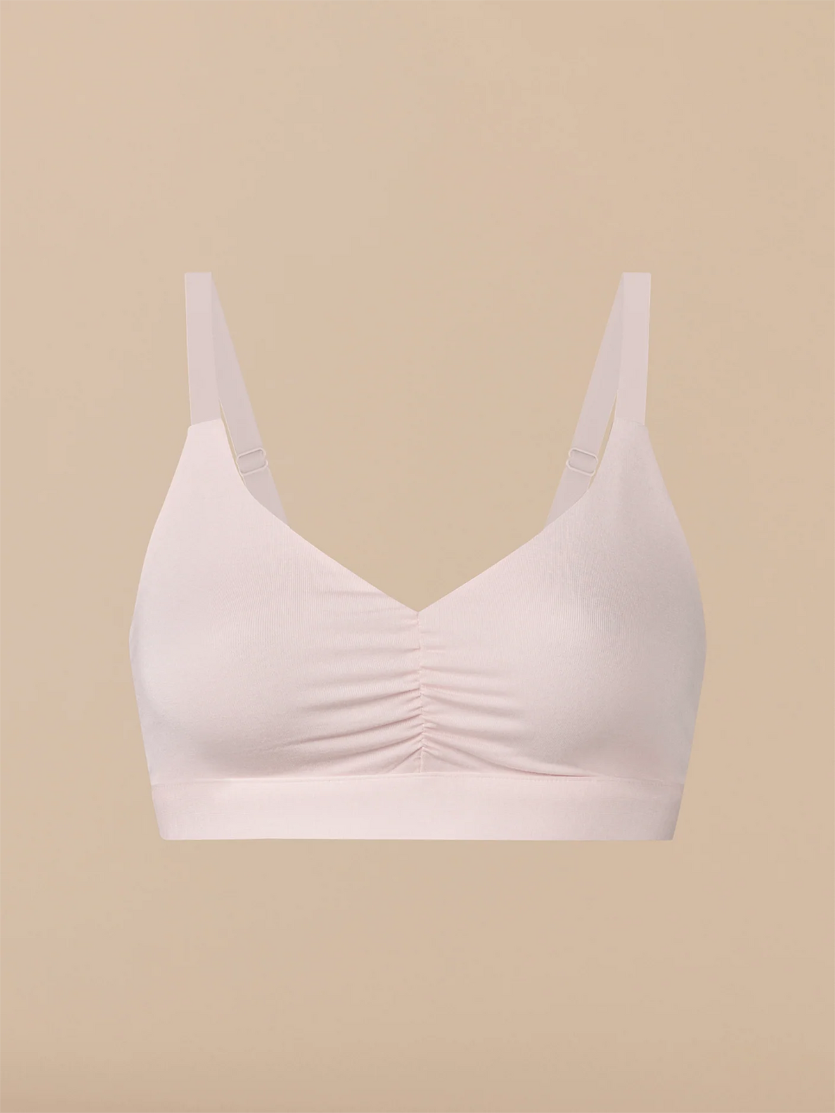 Curvy UltraModal™ FeelFree Ruched Bralette | Peony/Peony
